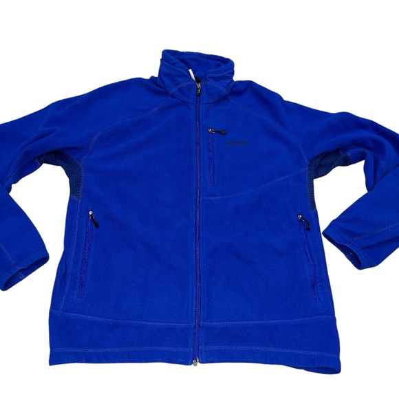 Patagonia Men’s Royal Blue R4 Fleece Jacket size XL - Picture 3 of 8